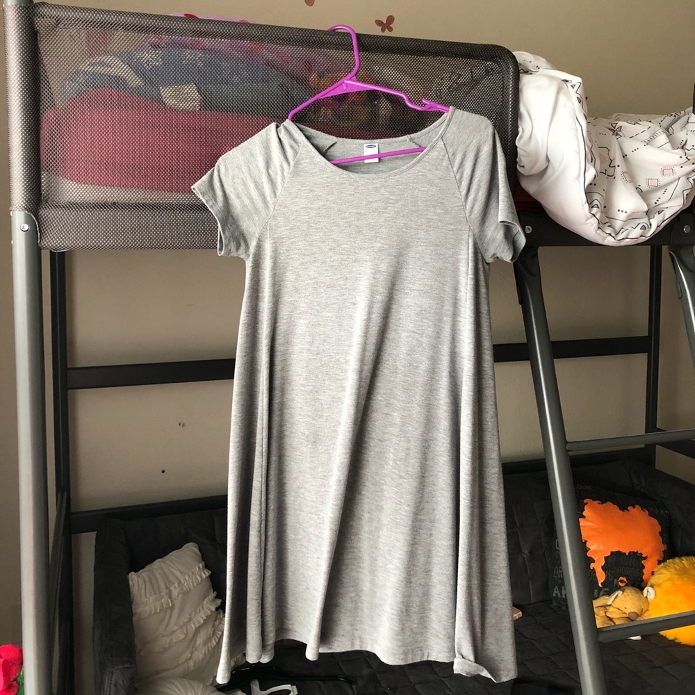 gray dress
